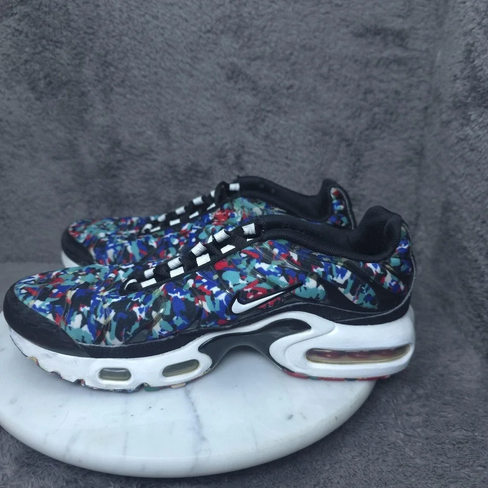 Nike Air Max Plus Shoes Youth Size 5.5Y Multicolor Sneakers Low Top CU4623-001